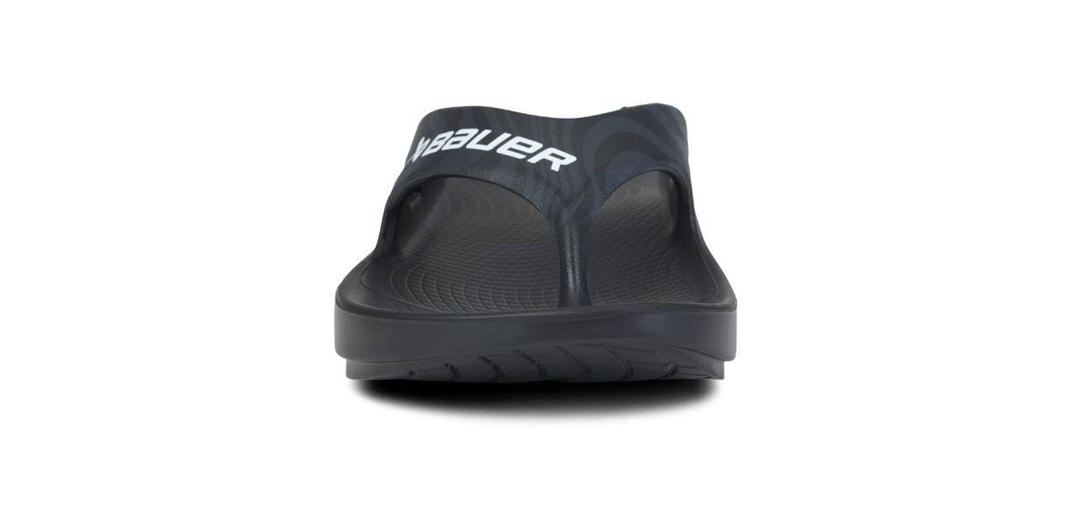 BAUER/OOFOS Womens OOriginal Sport Sandal ?C Black Asphalt - Image 3