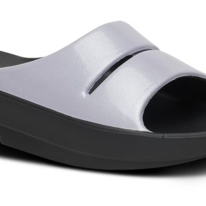 Womens OOahh Luxe Slide Sandal - Lavender Bliss