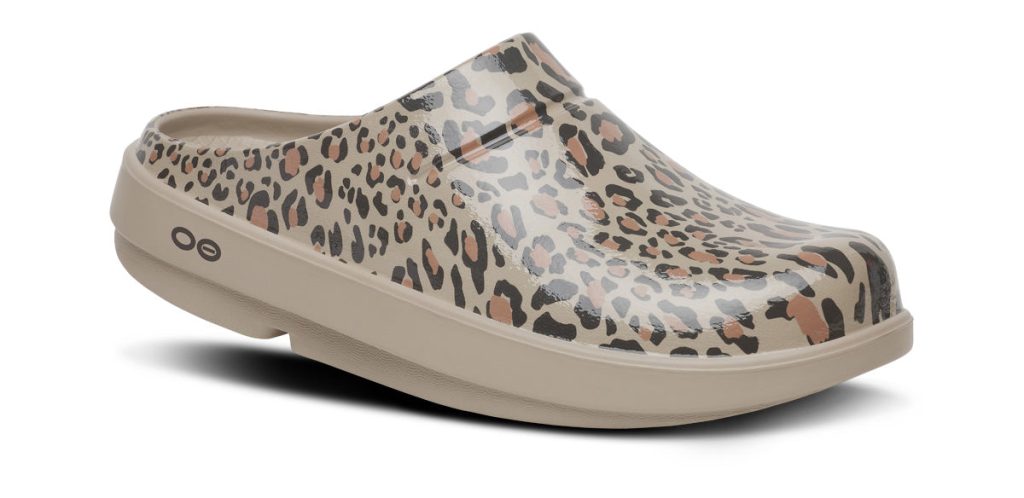 Womens OOcloog Limited Edition Clog - Nomad Leopard