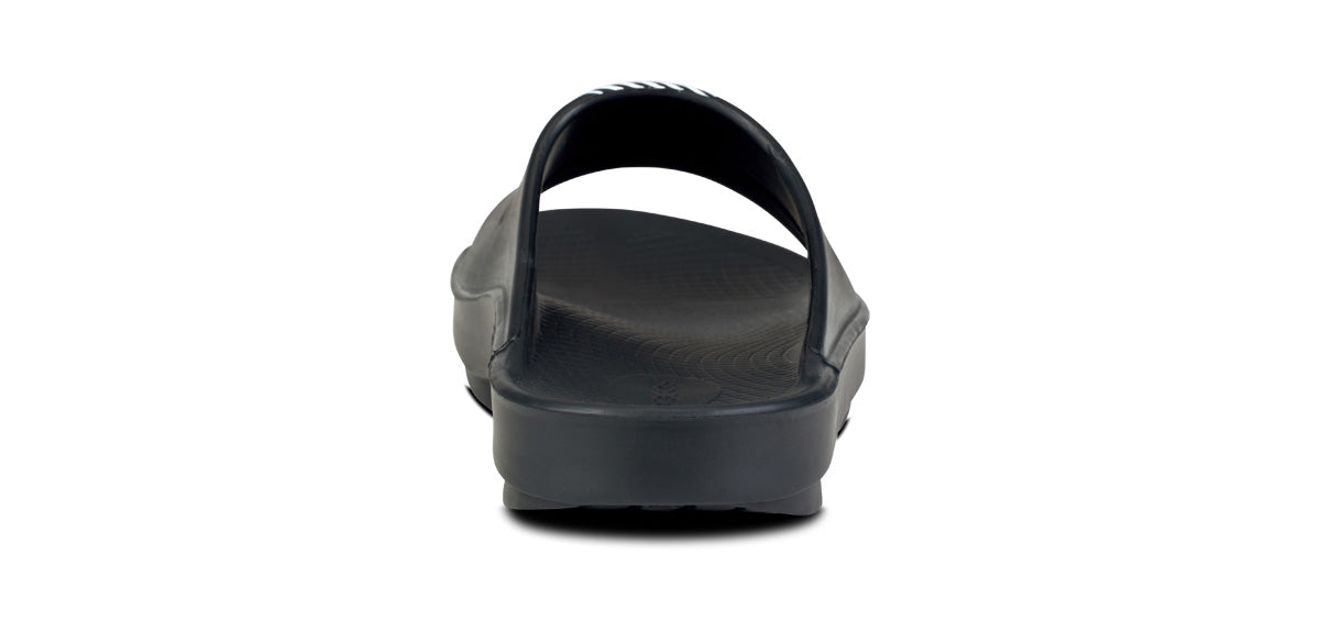 FJ X OOFOS Womens OOahh Sport Slide Sandal - Black - Image 5