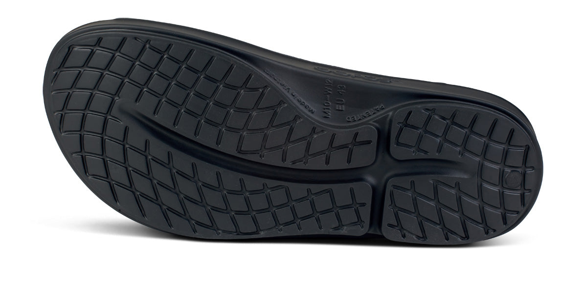 FJ X OOFOS Womens OOahh Sport Slide Sandal - Black - Image 7