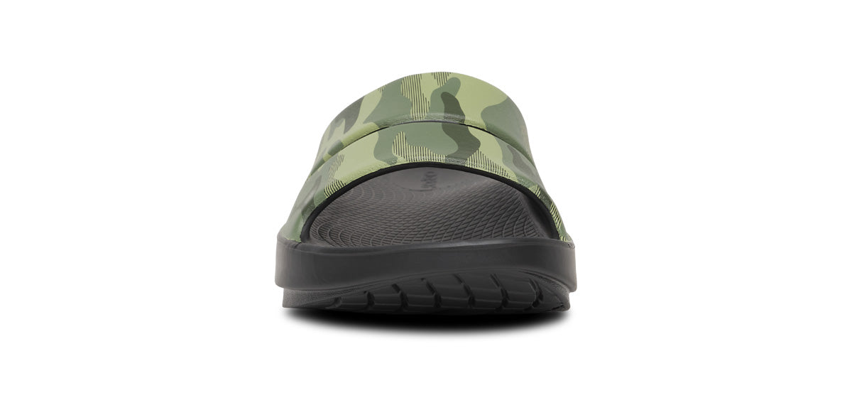 Mens OOahh Sport Slide Sandal - Green Camo - Image 3