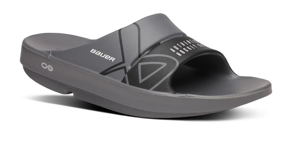 BAUER/OOFOS Womens OOahh Sport Slide Sandal ?C Slate