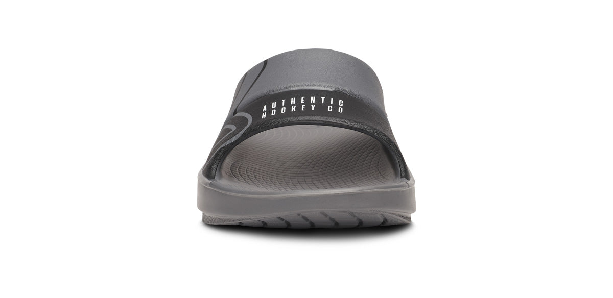BAUER/OOFOS Womens OOahh Sport Slide Sandal ?C Slate - Image 3