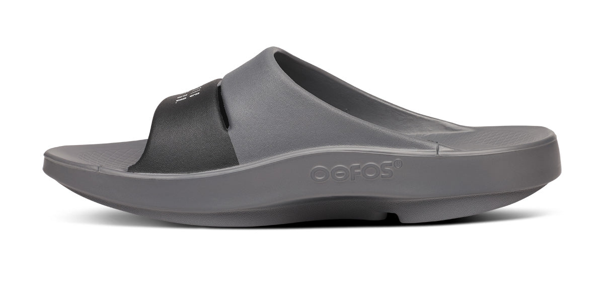 BAUER/OOFOS Womens OOahh Sport Slide Sandal ?C Slate - Image 4