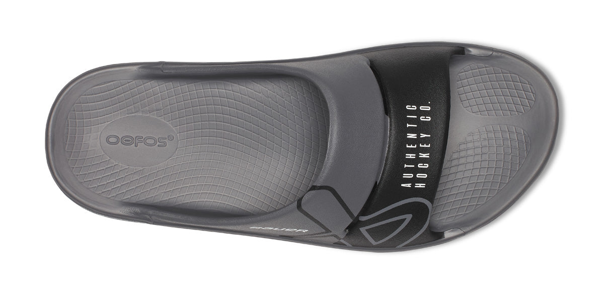 BAUER/OOFOS Womens OOahh Sport Slide Sandal ?C Slate - Image 6