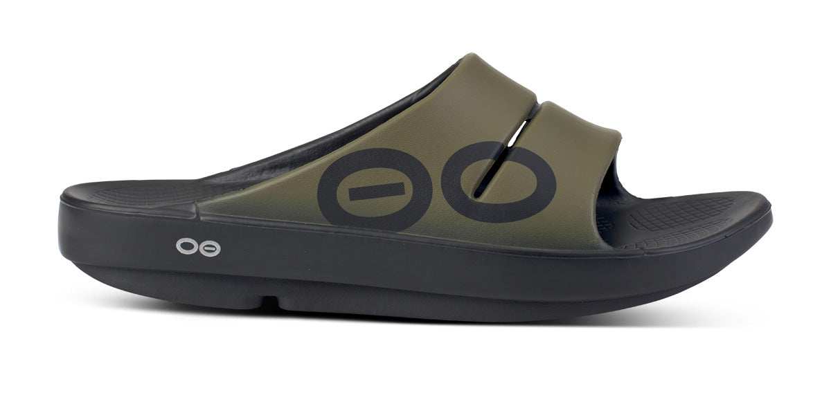 Womens OOahh Sport Slide Sandal - Tactical Green - Image 2