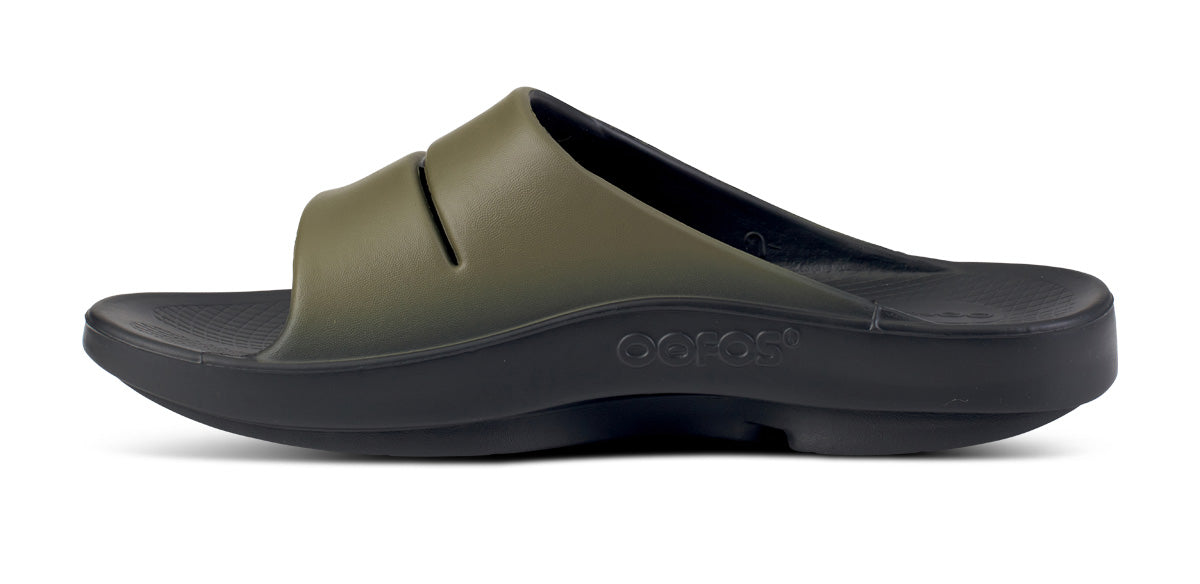 Womens OOahh Sport Slide Sandal - Tactical Green - Image 4