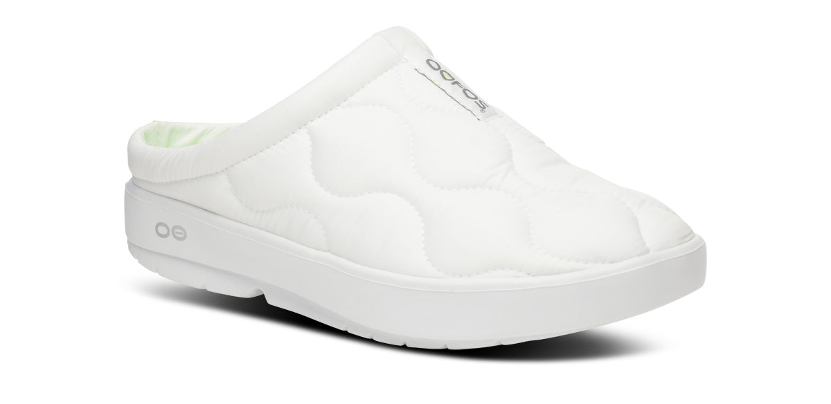 Womens OOcoozie Thermo Mule - White