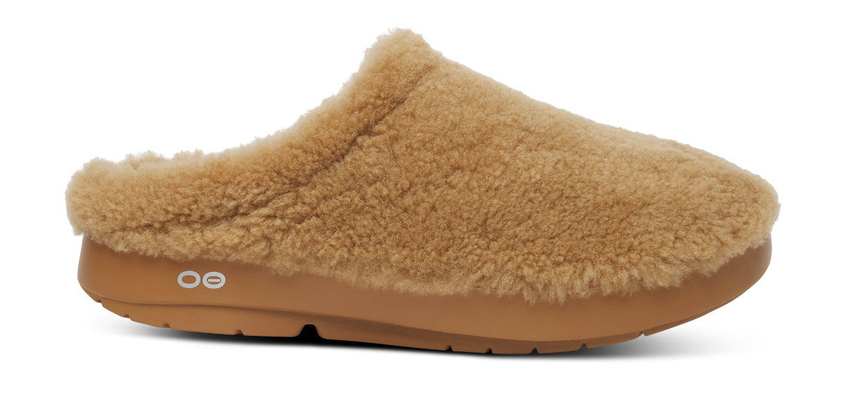 Womens OOcoozie Sherpa Mule - Caf?? Spice - Image 2