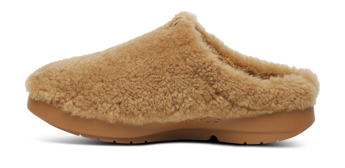 Womens OOcoozie Sherpa Mule - Caf?? Spice - Image 4