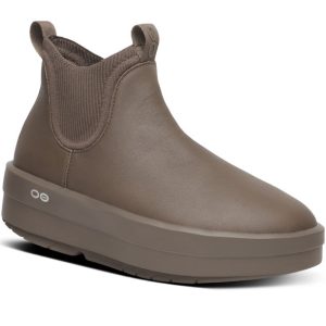 Womens OOmega Leather Londoner - Truffle