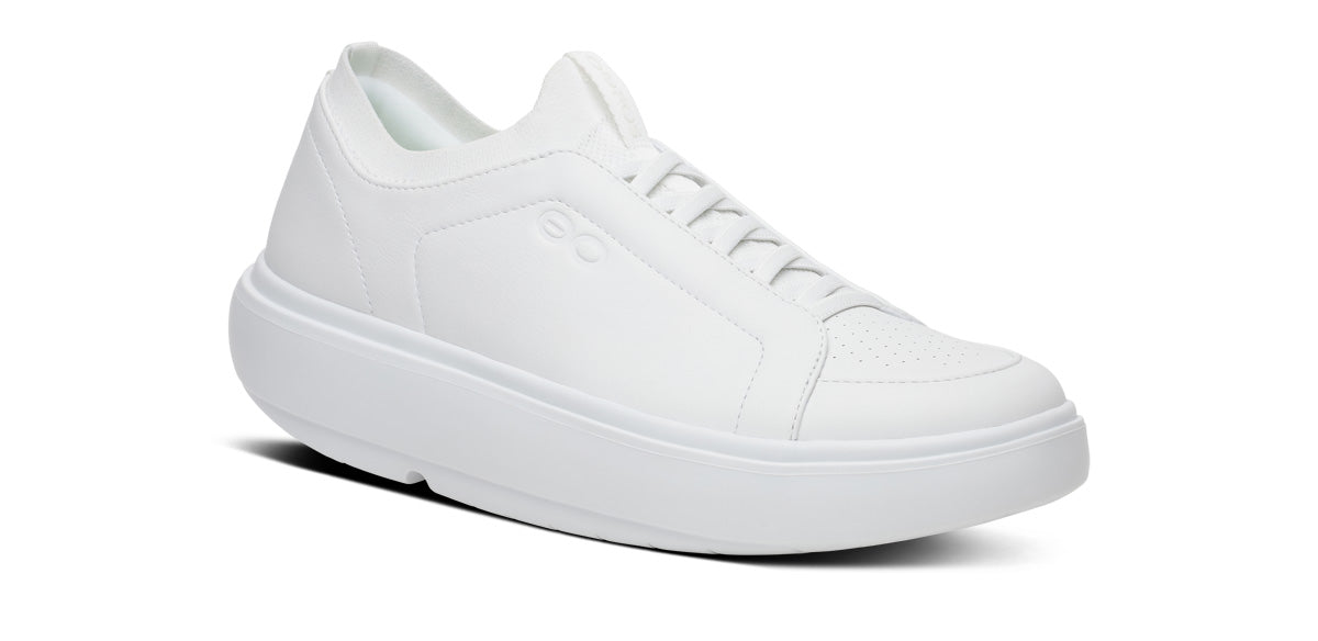 Mens Club+ Leather - White