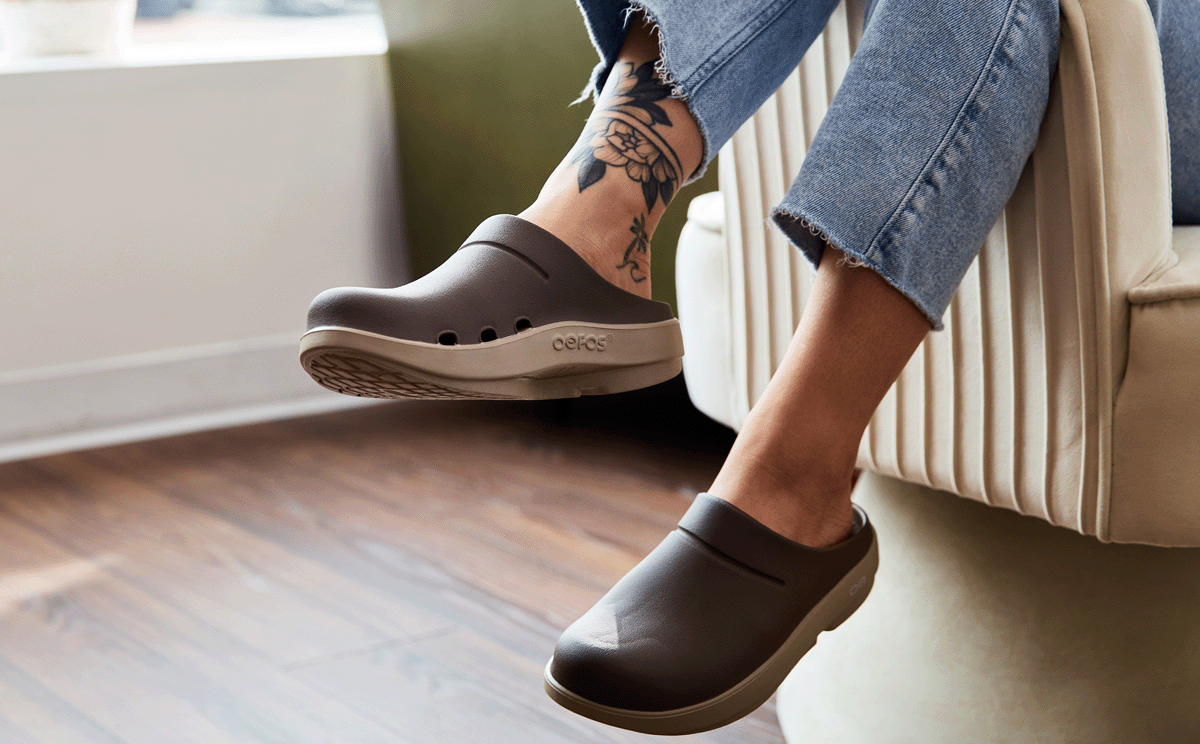Womens OOcloog Stacked Clog - Portobello - Image 10
