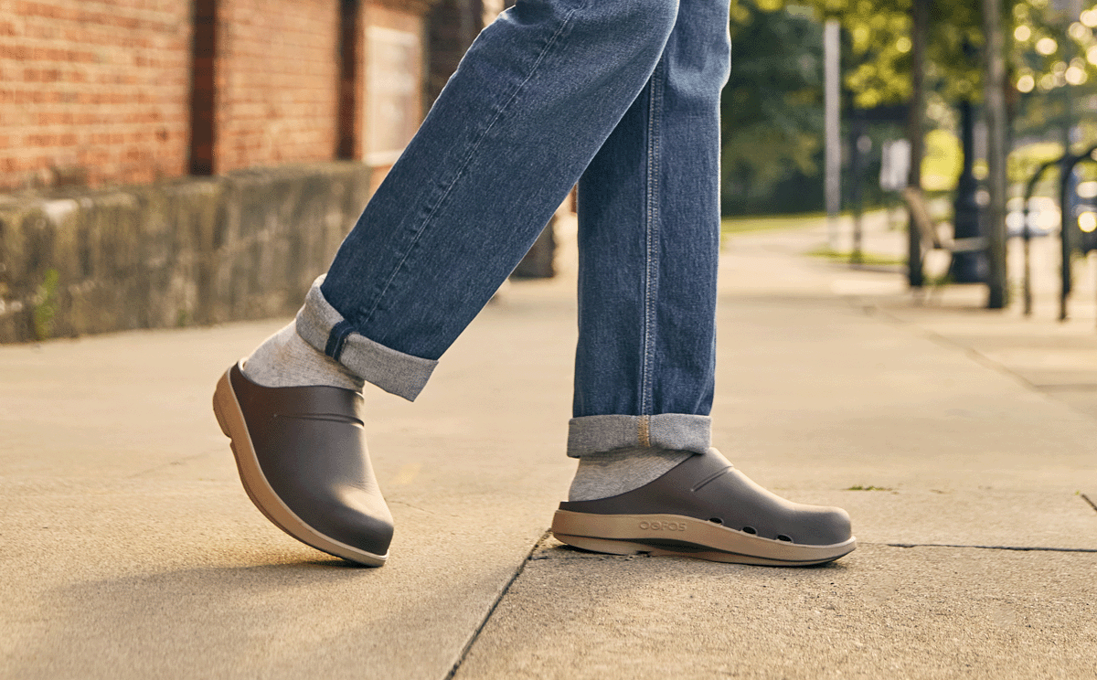 Mens OOcloog Stacked Clog - Portobello - Image 10