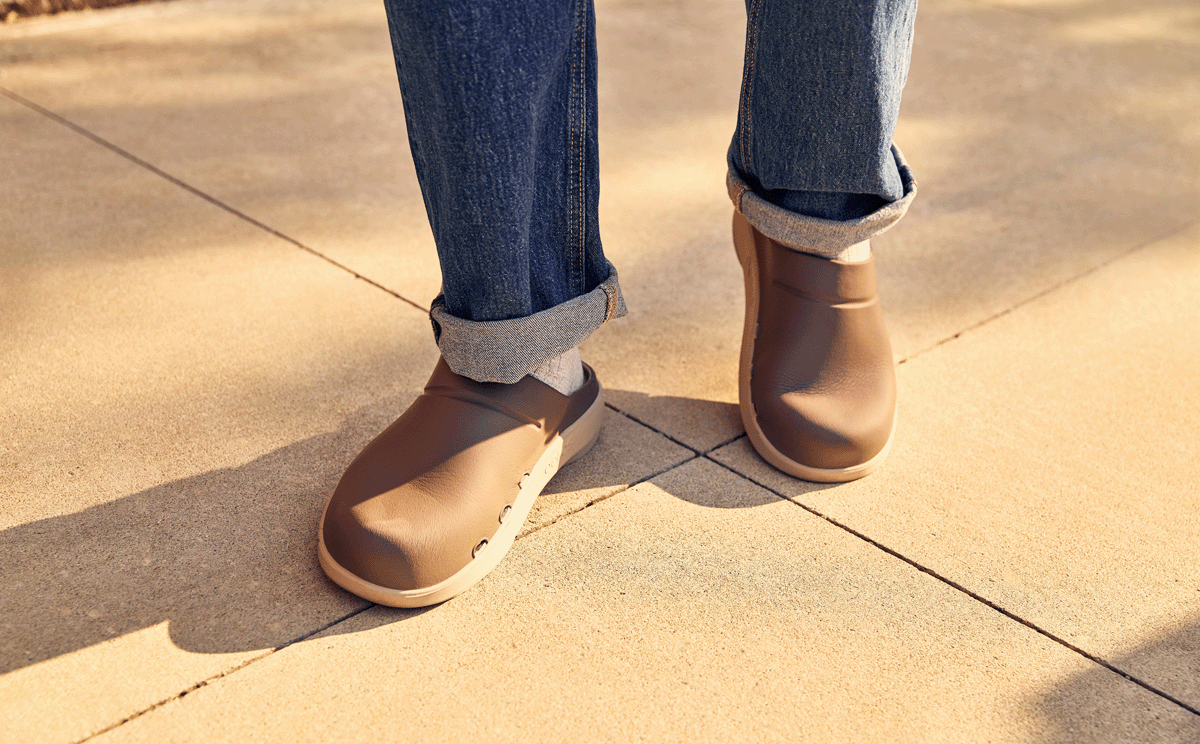 Mens OOcloog Stacked Clog - Portobello - Image 9