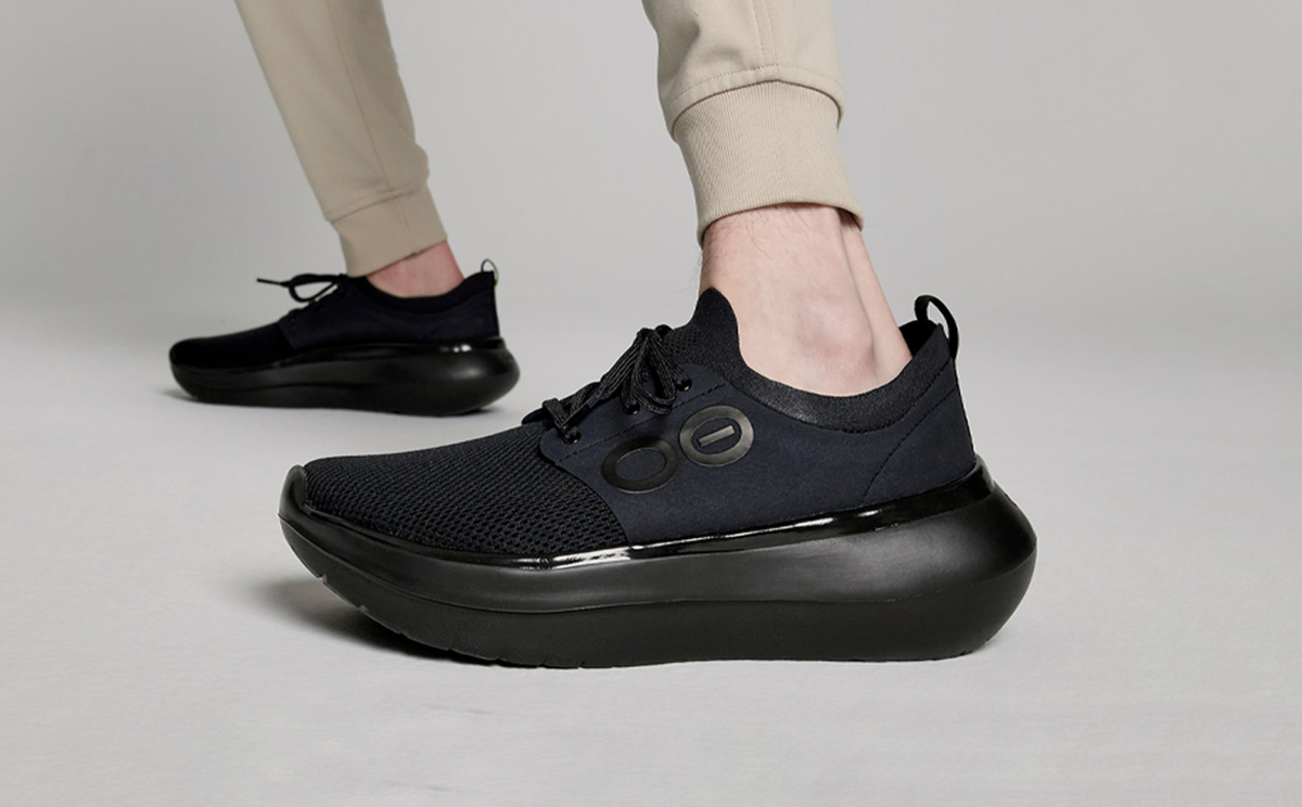 Mens OOmy Stride - Black - Image 8