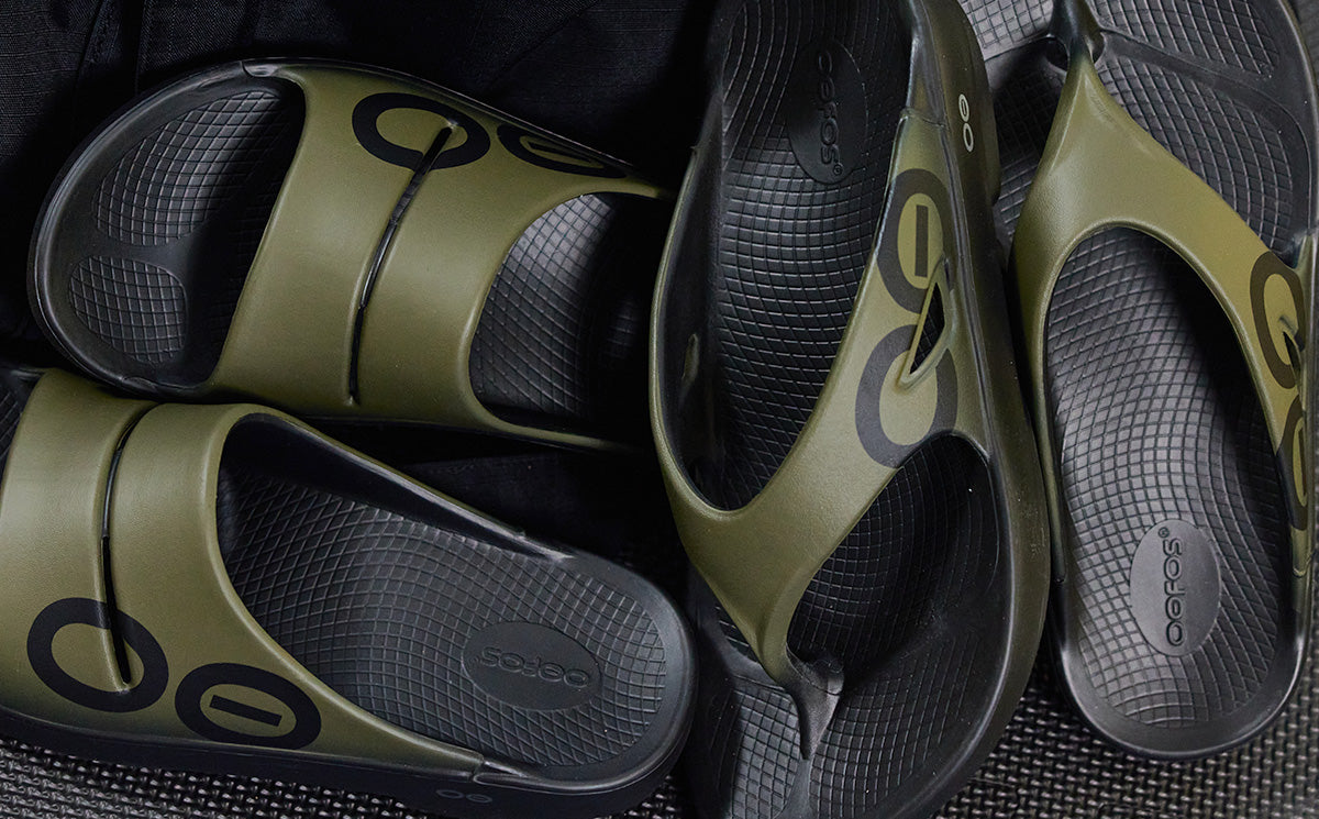 Womens OOahh Sport Slide Sandal - Tactical Green - Image 8