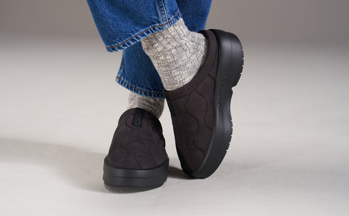 Womens OOmega Posh Mule - Black - Image 8