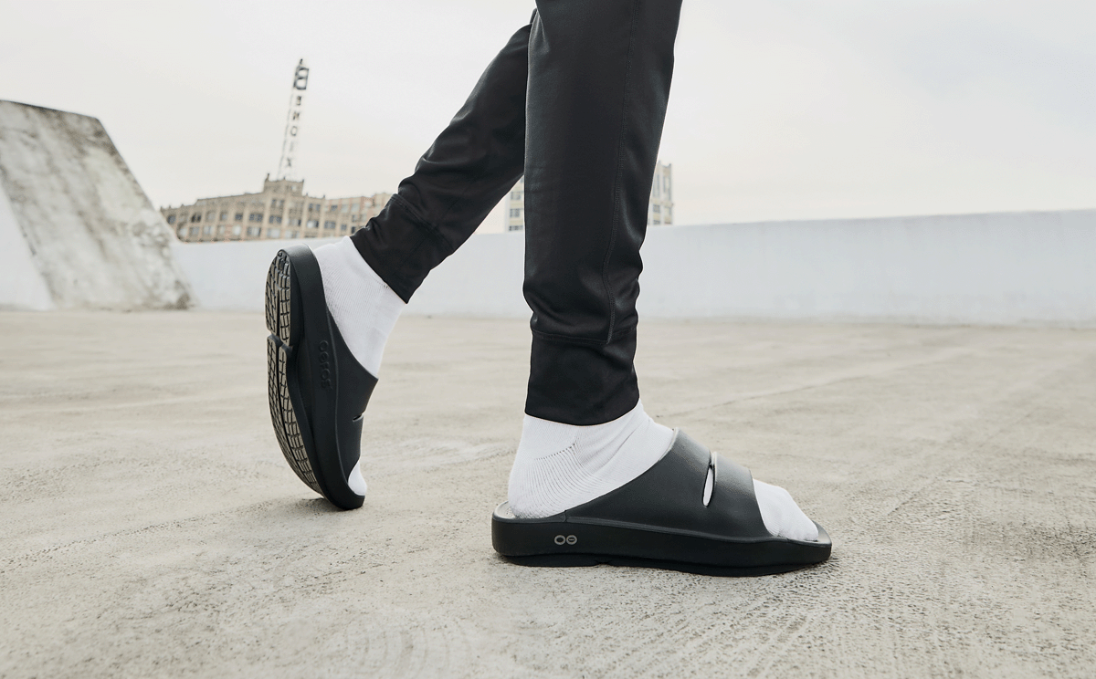 Mens OOahh Slide Sandal - Black - Image 9